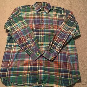 Polo by Ralph Lauren XL Multicolor Plaid Ling Sleeve Shirt